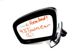 90 91 92 93 94 LINCOLN TOWNCAR LEFT DRIVER MIRROR CHROME OEM