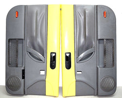 99 00 01 02 03 04 05 06 07 08 09 VW BEETLE DOOR PANEL PANELS  SET YELLOW GRAY