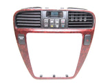 03 04 ACURA MDX CLIMATE CONTROL RADIO DASH BEZEL WOOD GRAIN