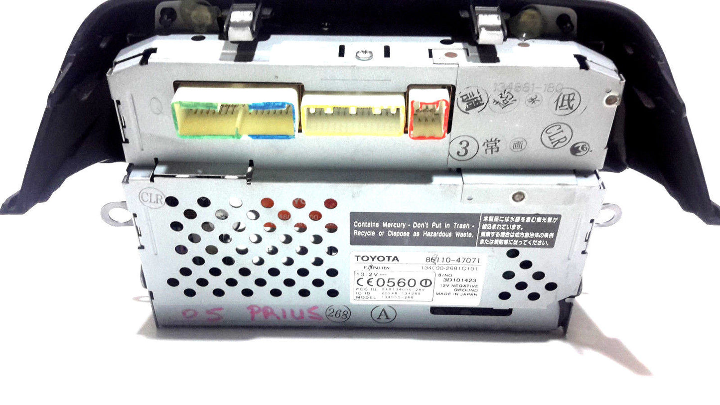 04 05 06 TOYOTA PRIUS RADIO NAVIGATION GPS SCREEN DISPLAY OEM