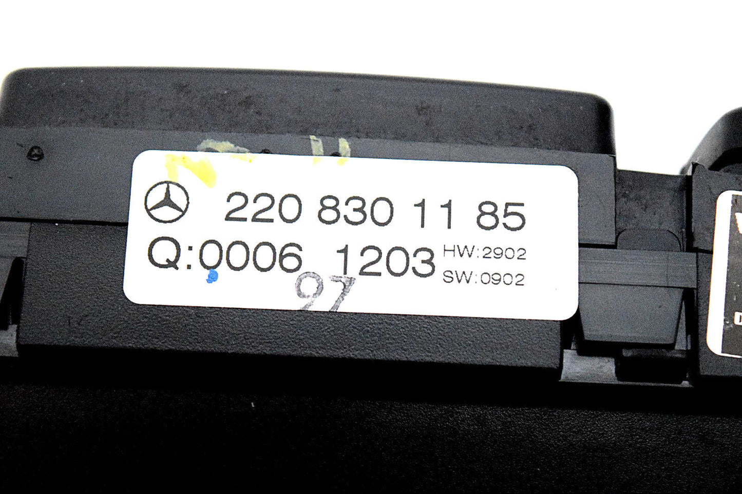 00 01 02 03 04 05 06 MERCEDES S500 S600 DIGITAL CLIMATE CONTROL OEM