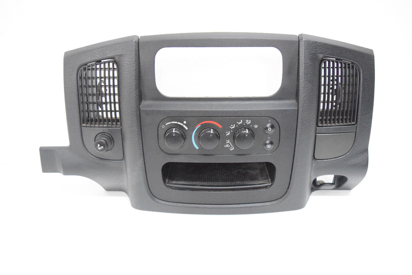 03 04 05 DODGE RAM 1500 2500 3500 DASH BEZEL WITH CLIMATE CONTROL REAR DEFROST