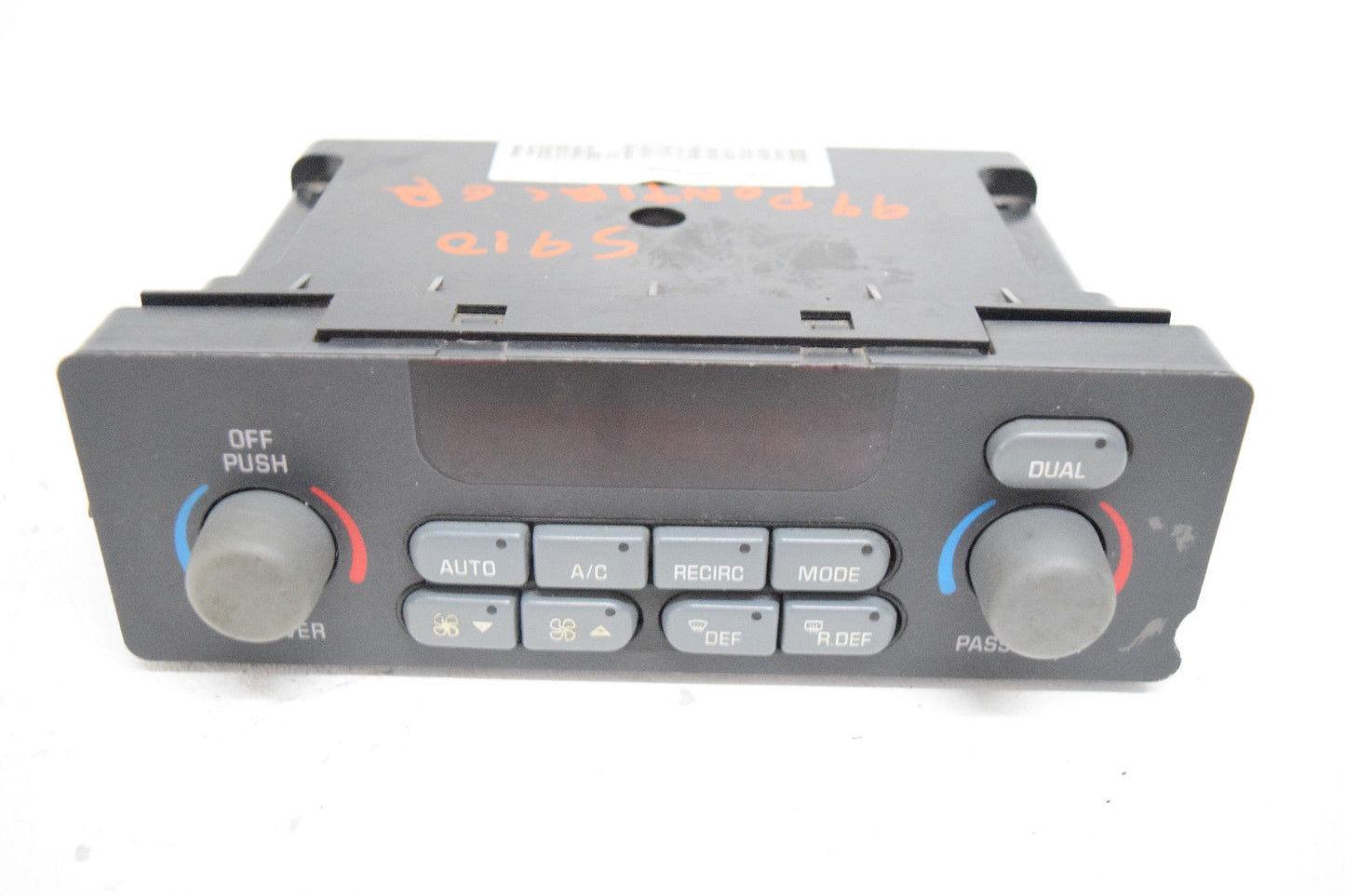 01 02 03 PONTIAC GRAND PRIX GT DUEL DUAL CLIMATE CONTROL OEM