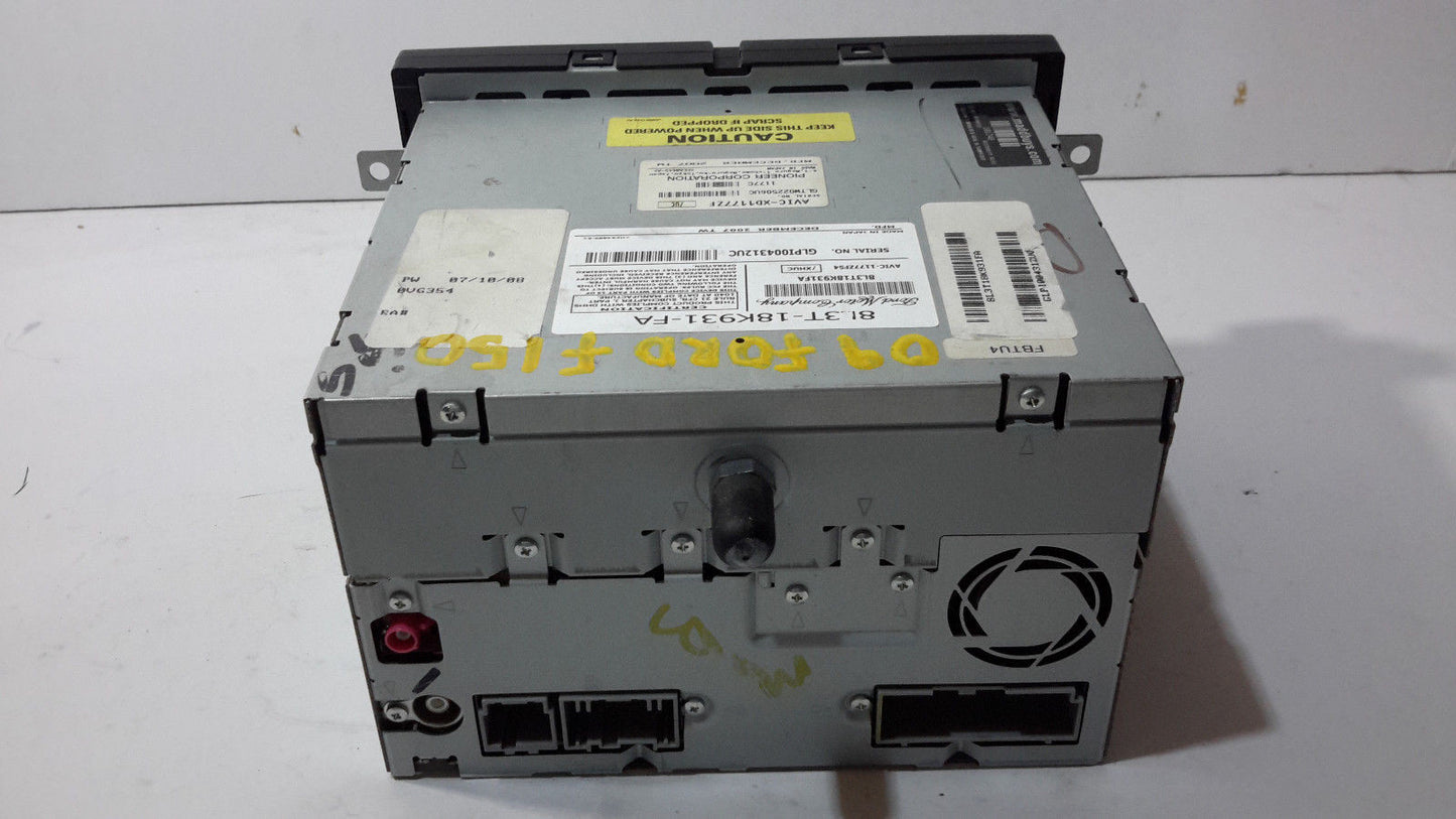 07 08 09 FORD F150  NAVIGATION CD PLAYER RADIO