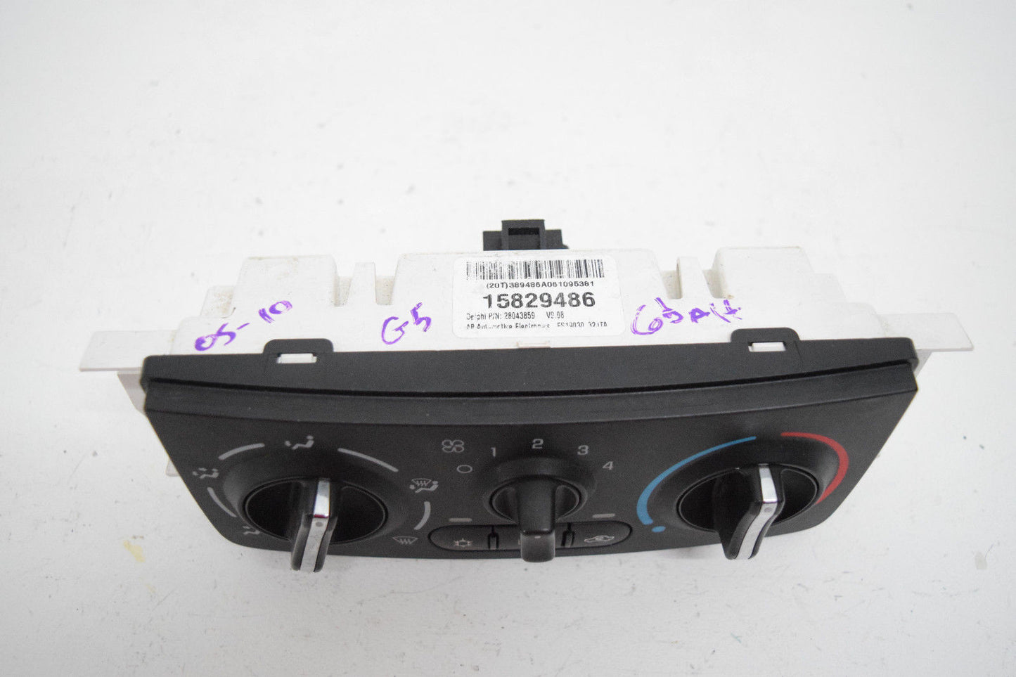 05 06 07 08 09 10 CHEVY COBALT CLIMATE CONTROL CHROME OEM 1