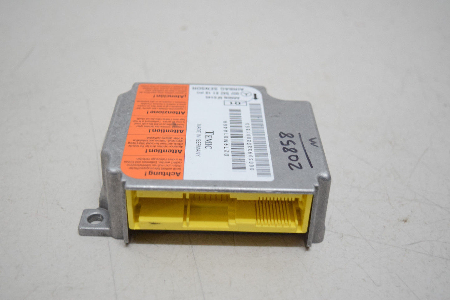 00 01 02 MERCEDES ML320 ML500 AIRBAG SRS CONTROL MODULE 0025428118