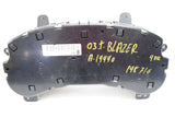 02 03 04 05 CHEVY TRAILBLAZER SPEEDOMETER INSTRUMENT CLUSTER CRACK 159k MILES