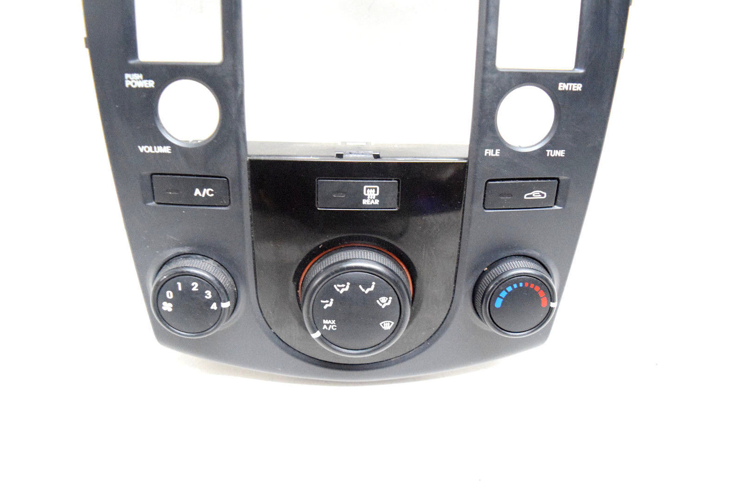 10 11 12 13 KIA FORTE CLIMATE CONTROL RADIO DASH BEZEL OEM