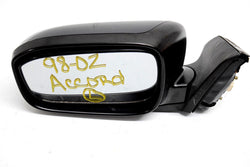 98 99 00 01 02 03 HONDA ACCORD LEFT DRIVER SIDE MIRROR DARK BLUE/BLACK TRIM