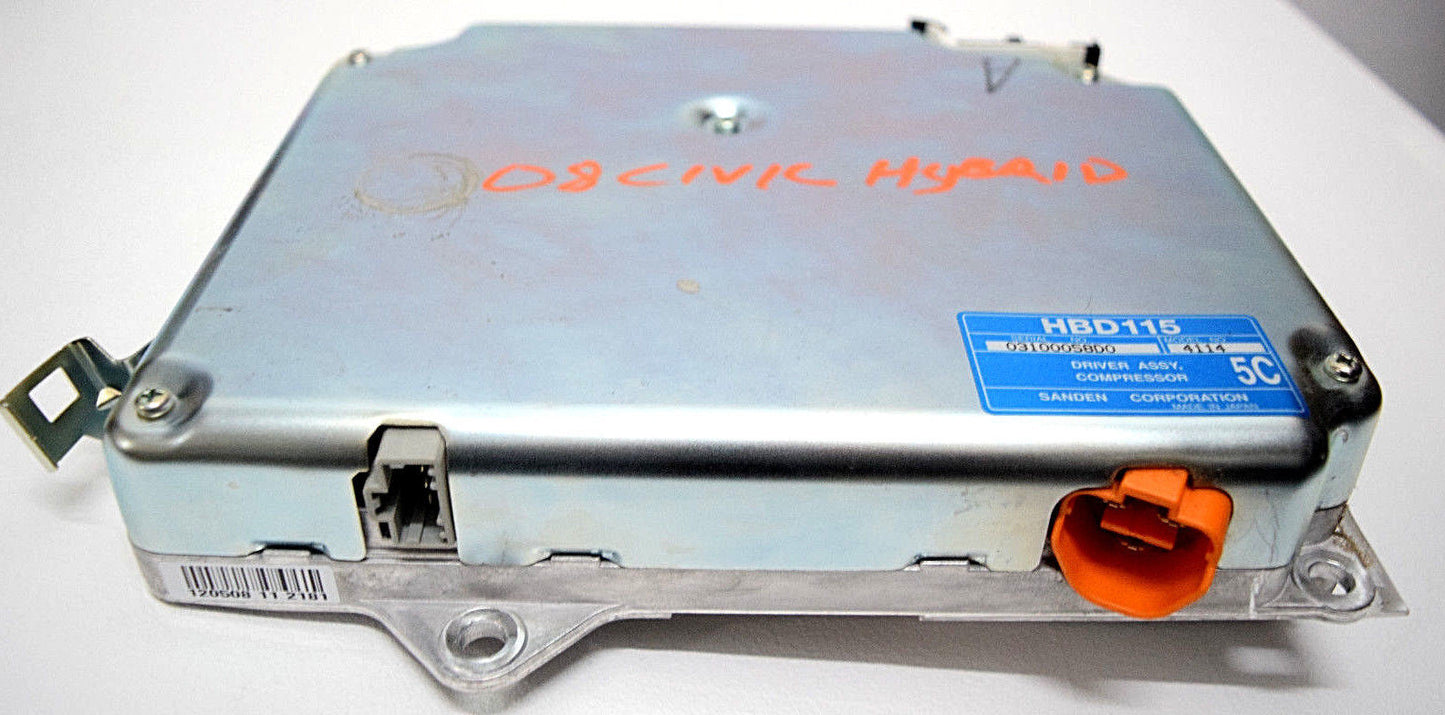06 07 08 HONDA CIVIC HYBRID BATTERY DRIVER ASSEMBELY COMPRESSOR OEM