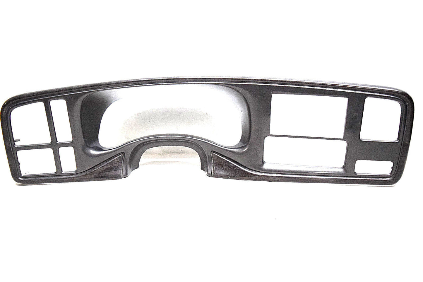00 01 02  YUKON DENALI RADIO SPEEDOMETER DASH BEZEL GREY AND BLURWOOD