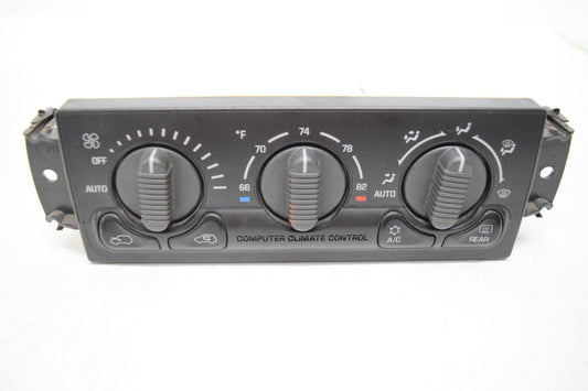 99 00 01 02 YUKON SILVERADO SIERRA TAHOE SUBURBAN CLIMATE CONTROL REAR DEFROST 1