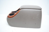 01 02 TOYOTA TUNDRA CENTER CONSOLE CUP HOLDER WOODGRAIN