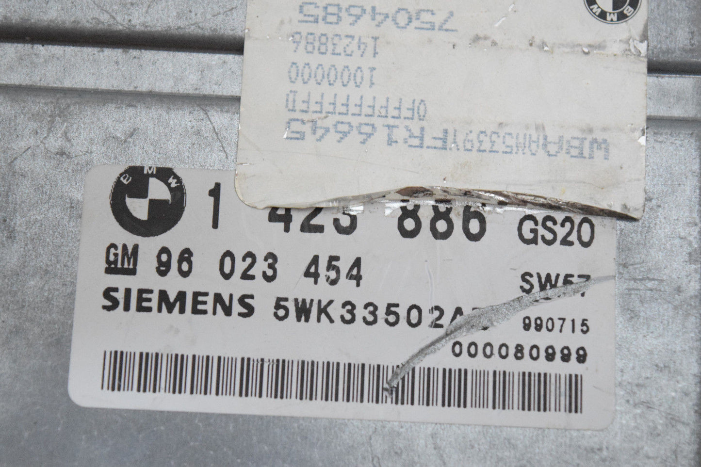 99 00 01 02 BMW 3 AND 5 SERIES ECU ECM ENGINE COMPUTER 1423886