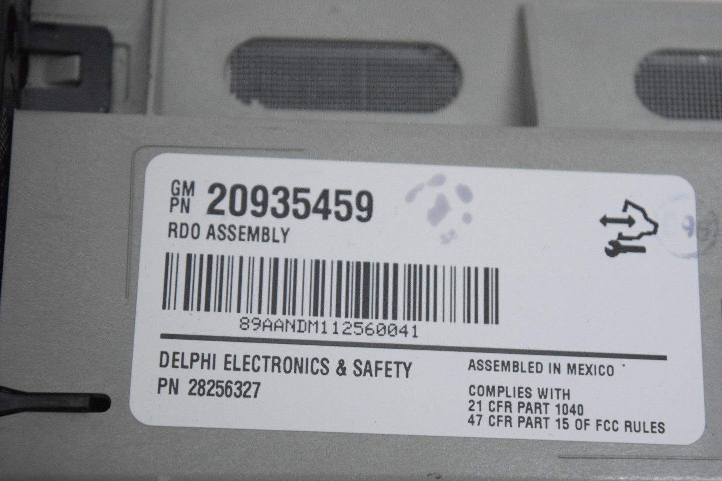07 08 09 10 11 12 CHEVY SILVERADO RADIO CD PLAYER AUX PORT OEM
