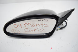 00 01 02 03 04 05 CHEVY MONTE CARLO LEFT DRIVER MIRROR BLACK