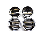 04 05 06 07 08 FORD F150 F-150 FX4 LARIAT DASH VENT VENTS SET OF 4 SLIVER CHROME