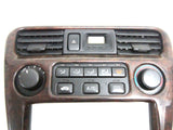 98 99 00 01 02 HONDA ACCORD CLIMATE CONTROL DASH BEZEL WOOD GRAIN