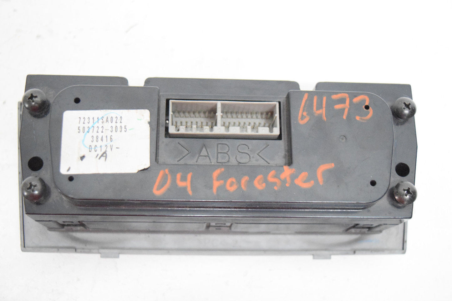 03 04 SUBARU FORESTER CLIMATE CONTROL OEM