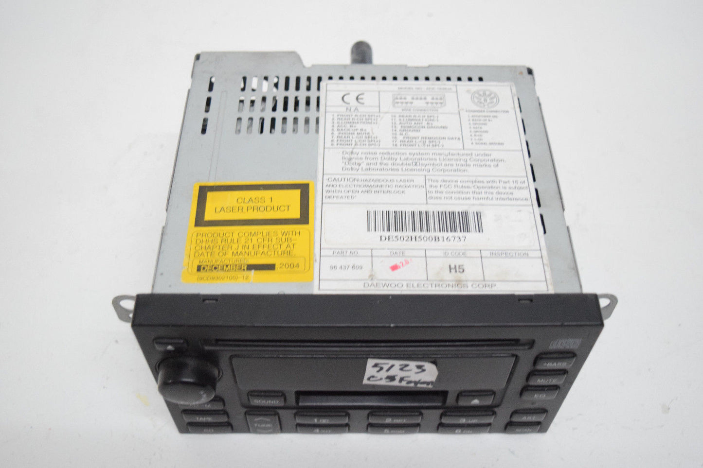04 05 06 07 08 SUZUKI FORENZA RADIO CD CASSETTE PLAYER OEM