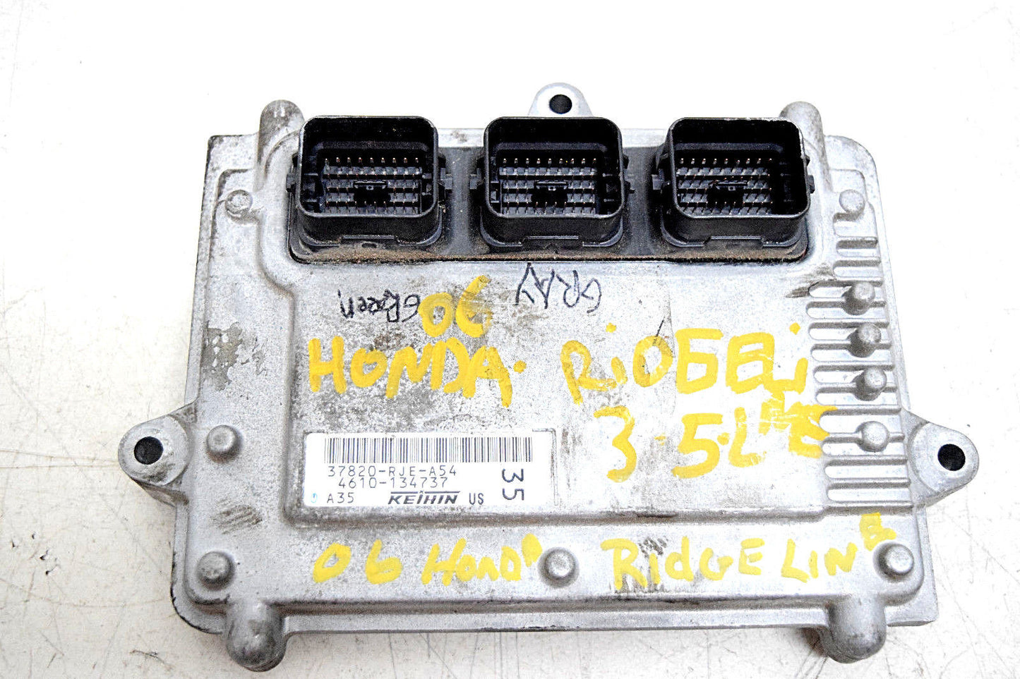 06 07 08 HONDA RIDGELINE ECU ECM ENGINE COMPUTER 37820DRJEA54