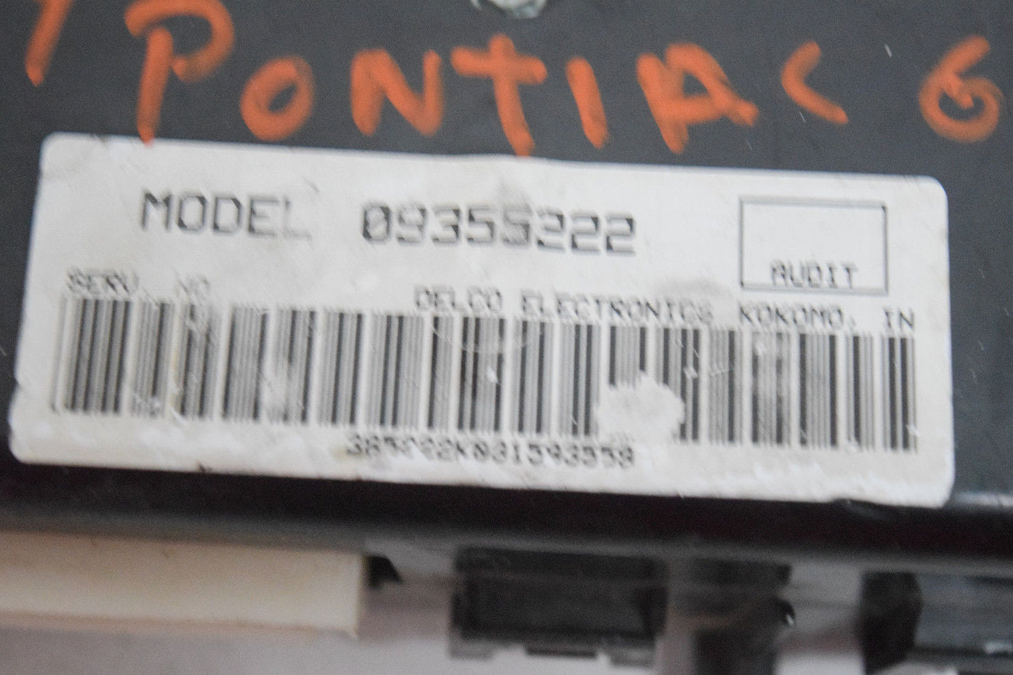 01 02 03 PONTIAC GRAND PRIX GT DUEL DUAL CLIMATE CONTROL OEM