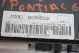 01 02 03 PONTIAC GRAND PRIX GT DUEL DUAL CLIMATE CONTROL OEM