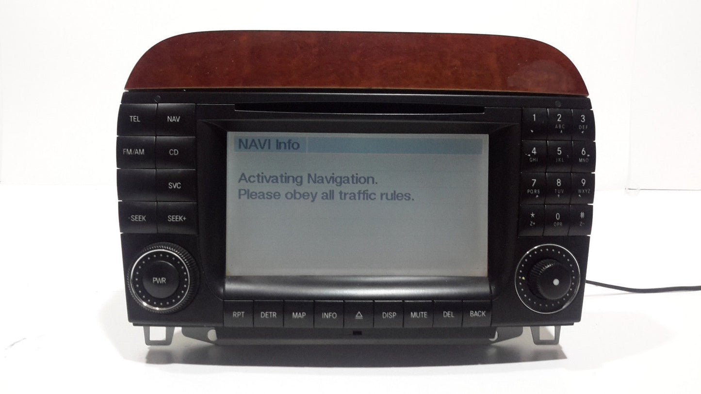 03 MERCEDES S430 S500 NAVIGATION COMMAND RADIO CD PLAYER 03 ONLY