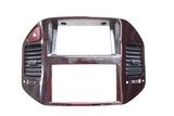 01 02 03 04 05 06 MITSUBISHI MONTERO RADIO CLIMATE CONTROL DASH BEZEL WOODGRAIN