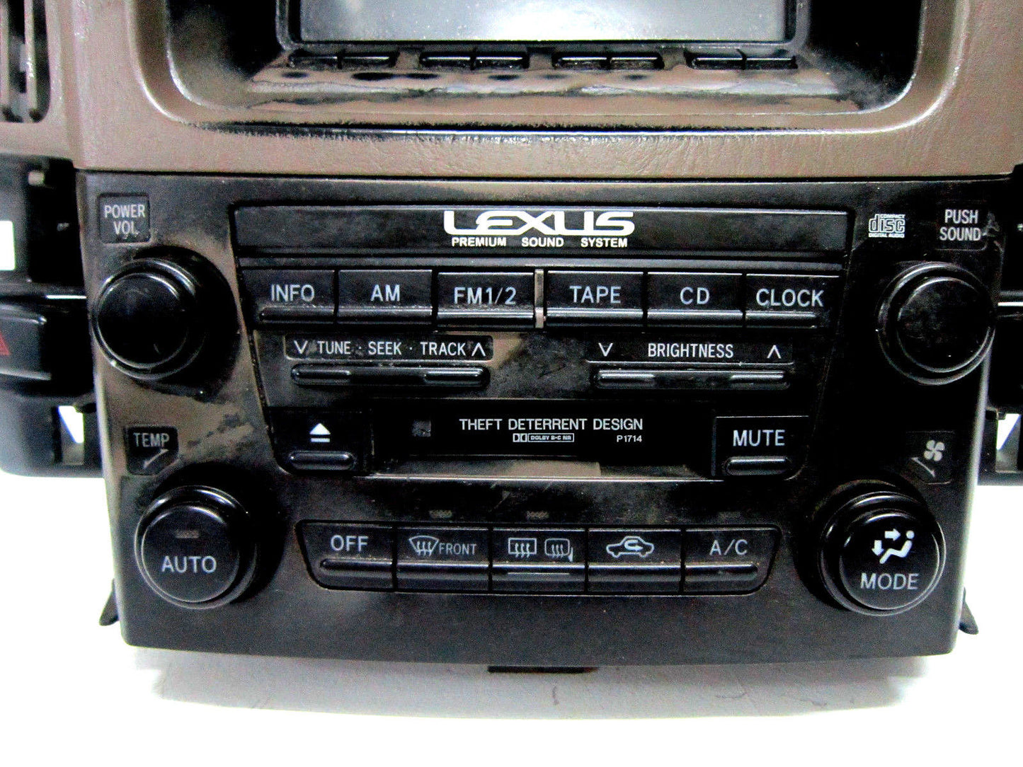 99 00 01 02 03 LEXUS RX300 RADIO NAVIGATION DISPLAY SCREEN