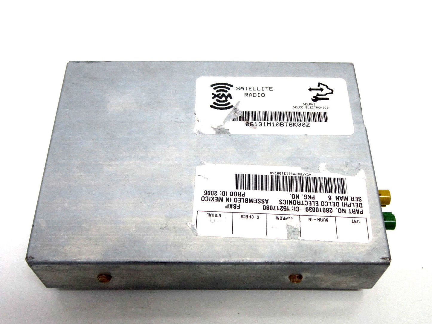 06 07 08 09 10 11 12 CHEVY CORVETTE RADIO XM SATELITE RADIO RECEIVER