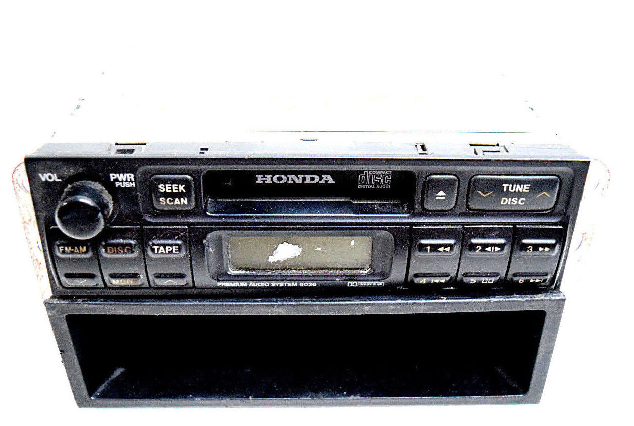 98 99 00 01 02 HONDA PASSPORT CASSETTE PLAYER RADIO DASH STORAGE OEM