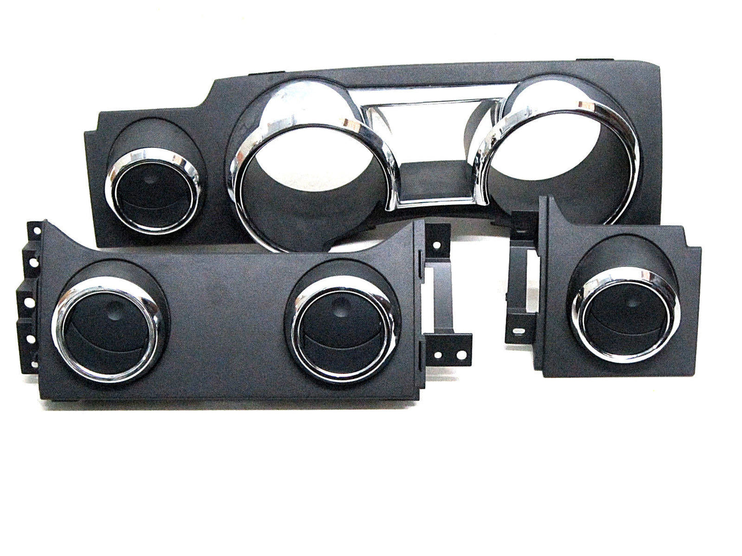 05 06 07 08 09 FORD MUSTANG BLACK CHROME DASH VENTS SPEEDOMETER BEZEL