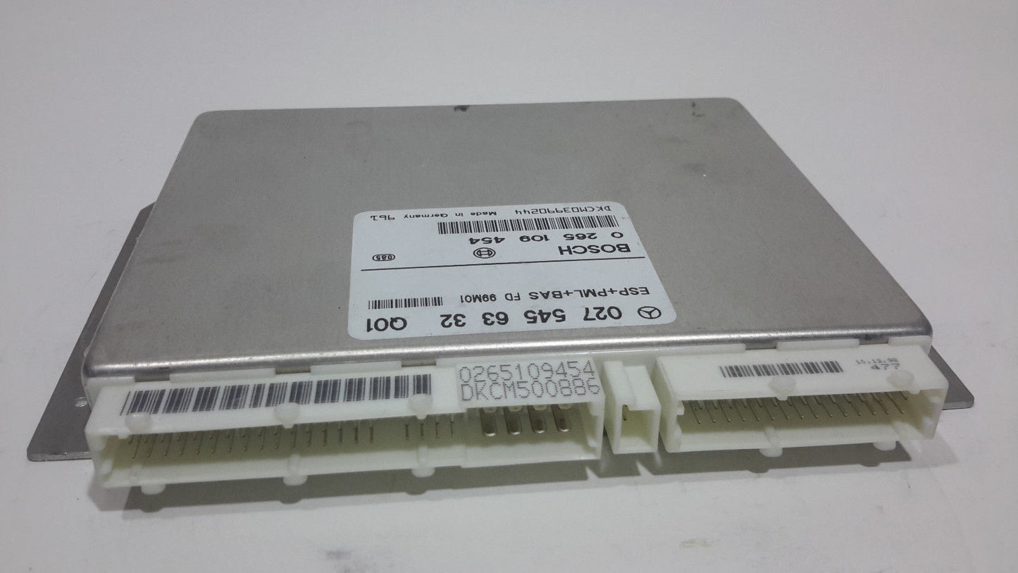 01 02 MERCEDES CL500 S430 S500 ABS COMPUTER STABILITY CONTROL 0275456332