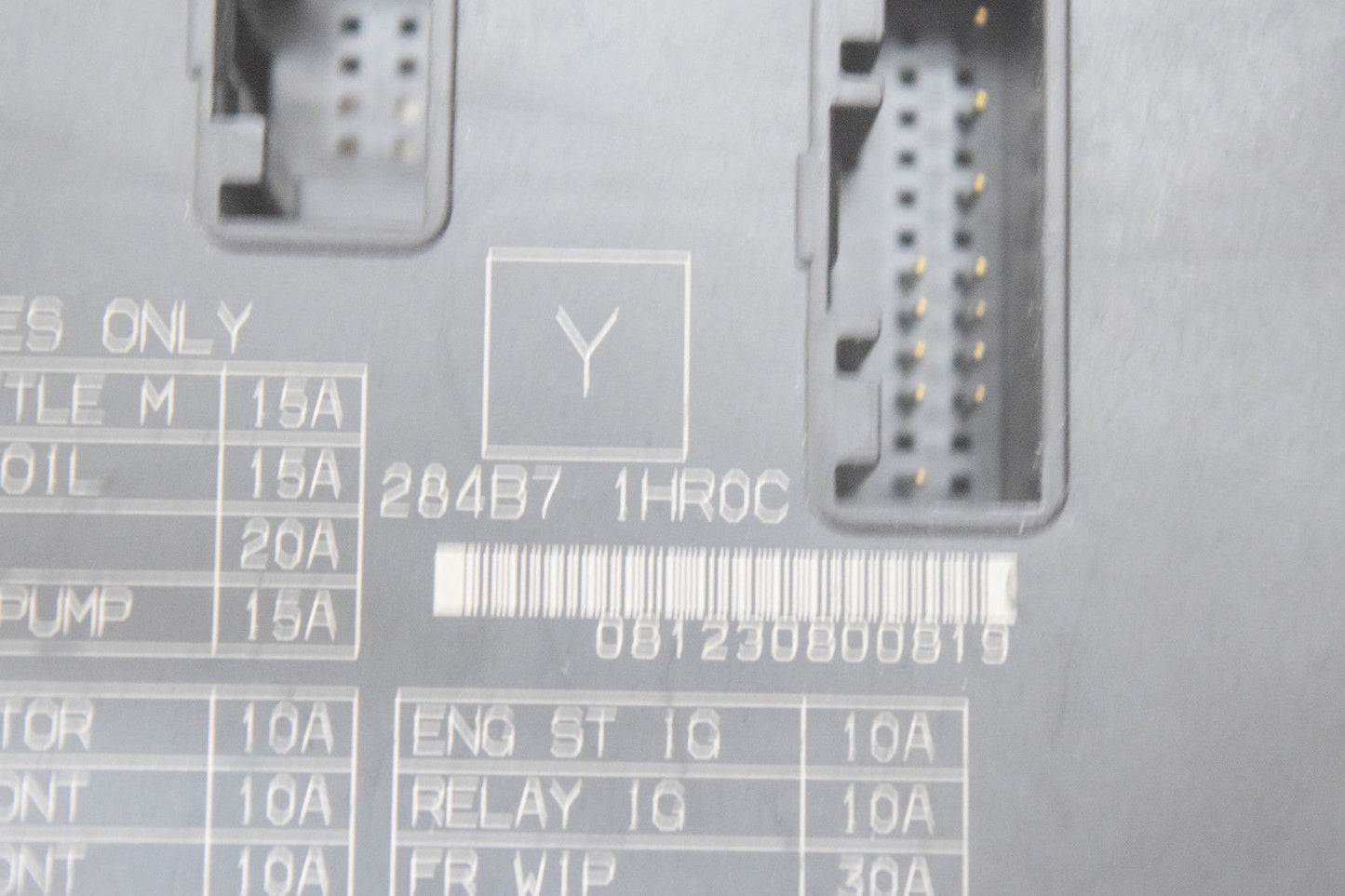 13 14 15 NISSAN VERSA FUSE RELAY MODULE 284B71HR0C OEM