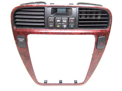 03 04 ACURA MDX CLIMATE CONTROL RADIO DASH BEZEL WOOD GRAIN