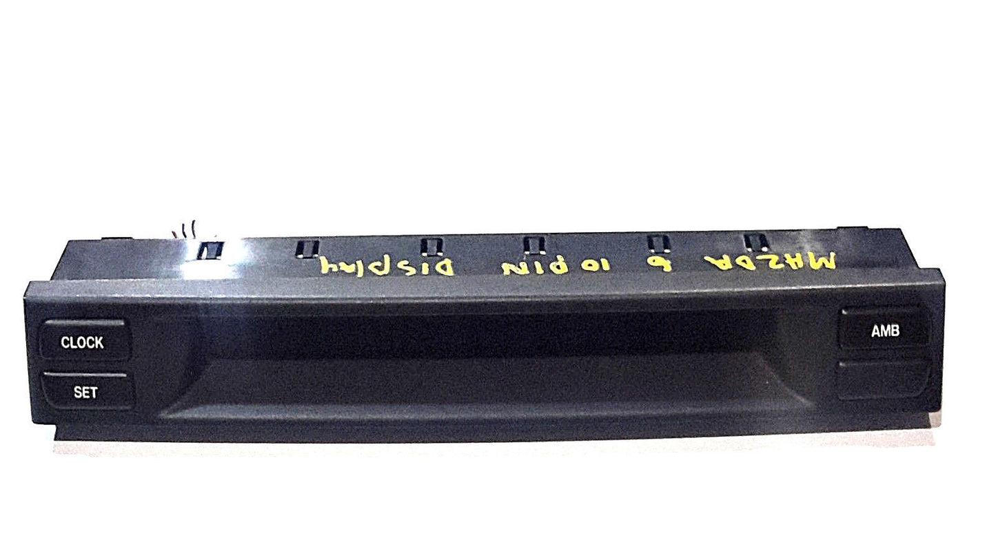 02 03 04 05 MAZDA 6 INFO DISPLAY SCREEN 10 PIN