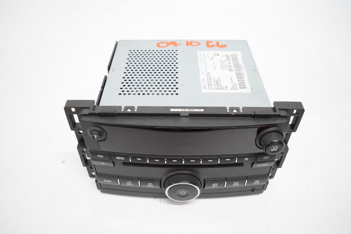 09 10 PONTIAC G6 RADIO CD PLAYER MP3 AUX INPUT OEM