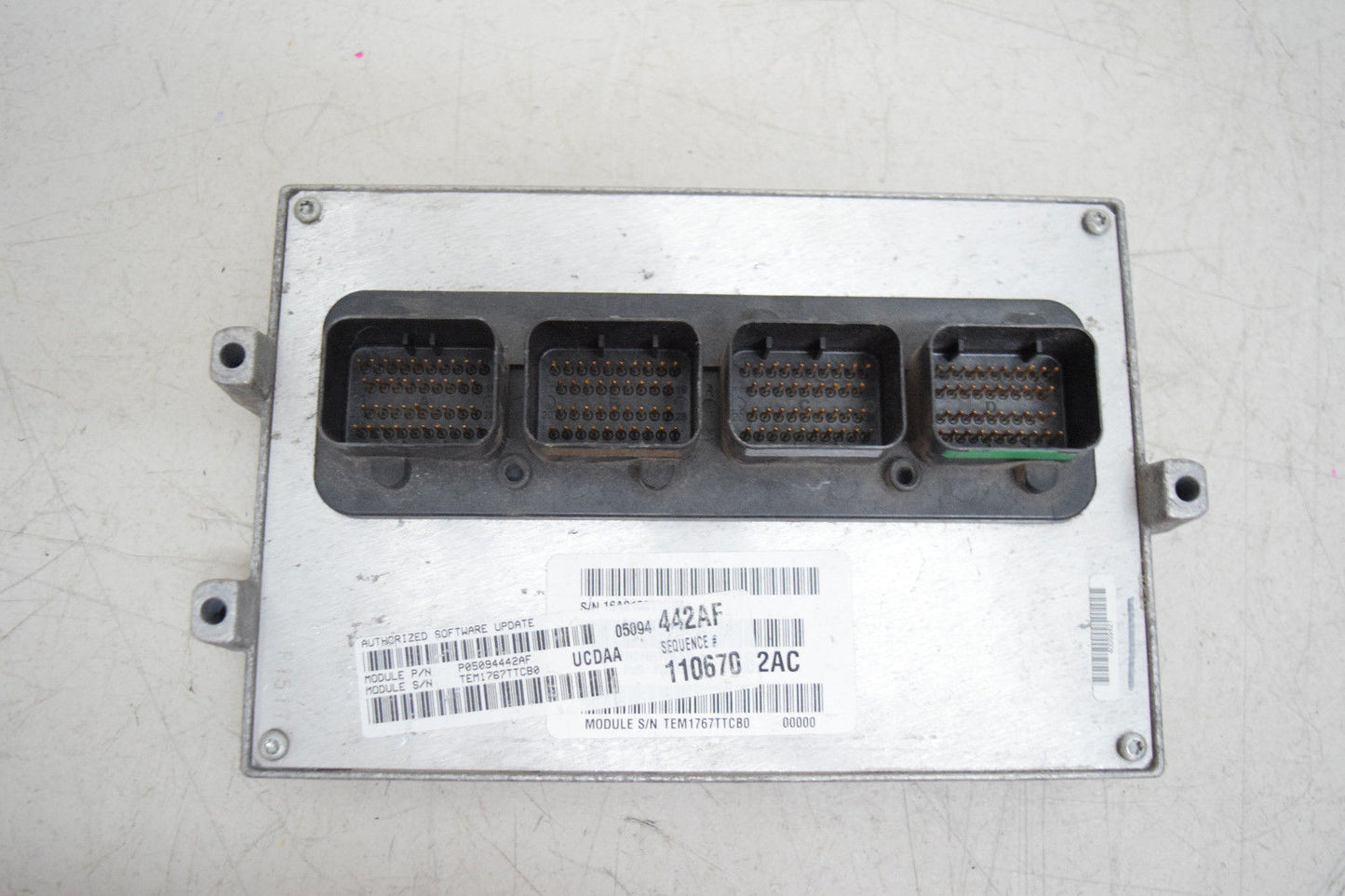 08 DODGE RAM 1500 ECU ECM ENGINE COMPUTER P05094442AF