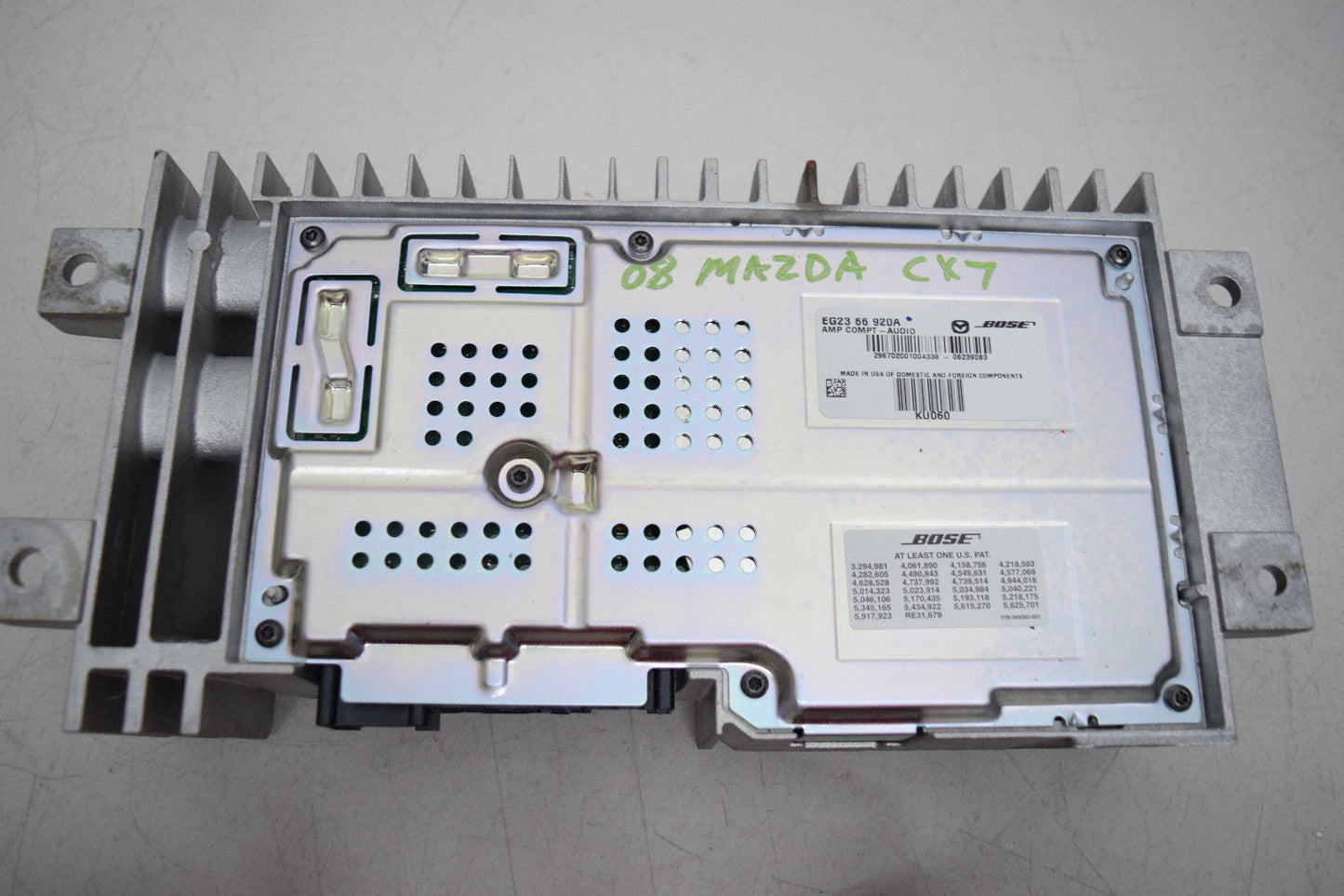 07 08 MAZDA CX7 BOSE AMP AMPLIFIER OEM