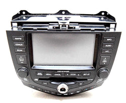 04 05 06 07 HONDA ACCORD NAVIGATION CD PLAYER RADIO MISSING CENTER KNOB