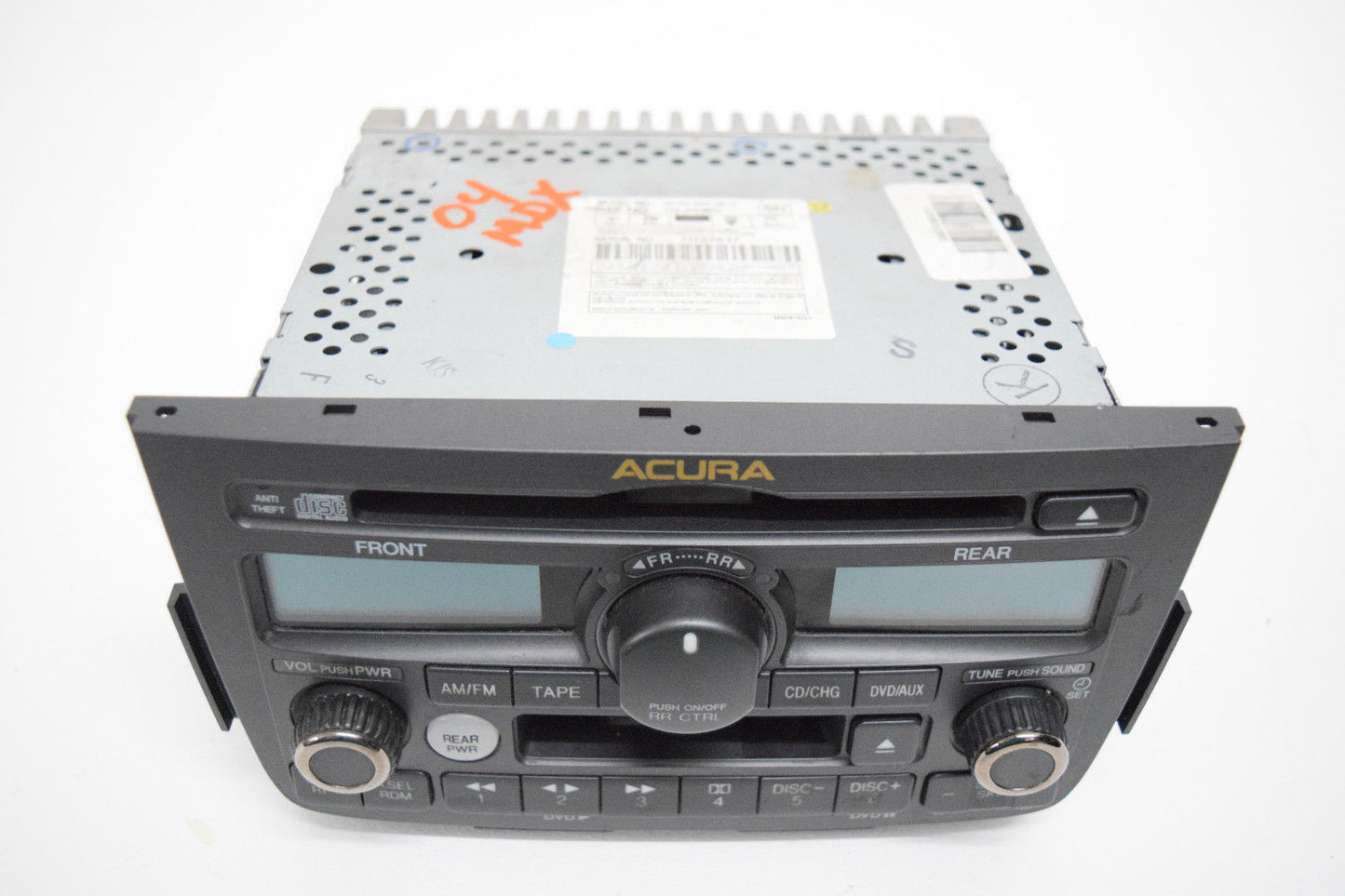 04 ACURA MDX CD CASSETTE PLAYER RADIO REAR ENTERTAINMENT CONTROL  OEM