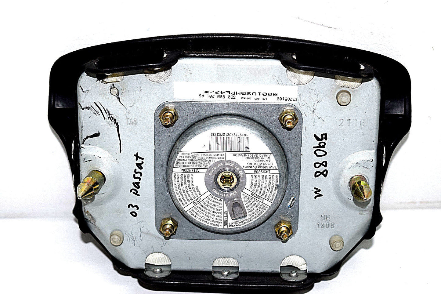 01 02 03 04 05  VW PASSAT JETTA LEFT DRIVER AIRBAG