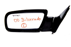 98 99 00 01 CHEVY SILVERADO LEFT DRIVER SIDE VIEW MIRROR BLACK