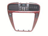 03 04 ACURA MDX CLIMATE CONTROL RADIO DASH BEZEL WOOD GRAIN