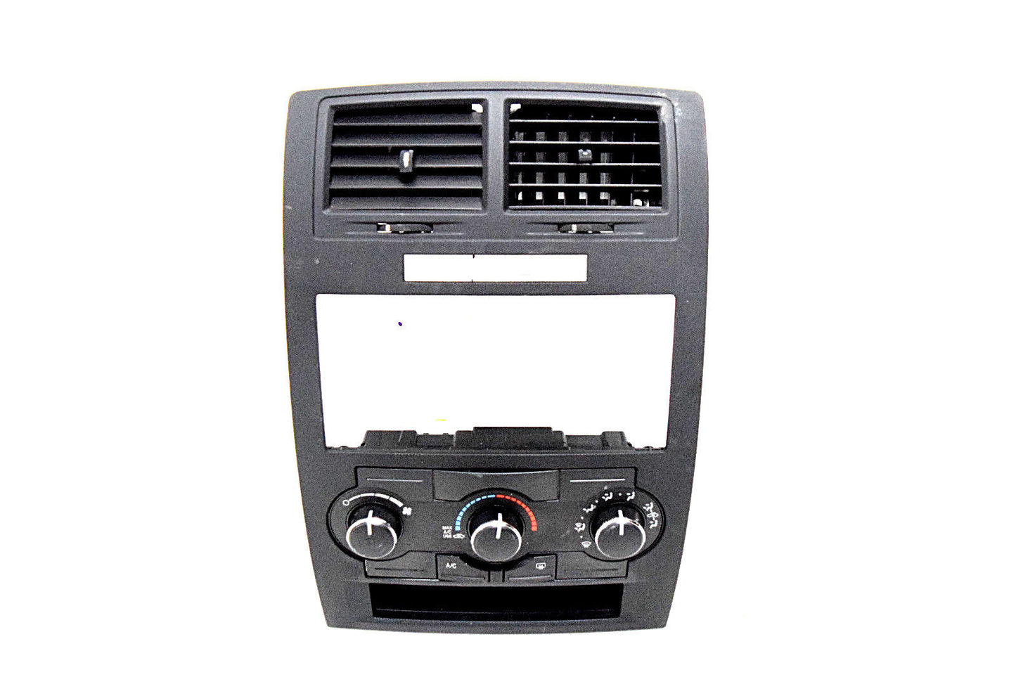 08 09 10 DODGE CHARGER CLIMATE CONTROL RADIO DASH BEZEL VENTS BLACK