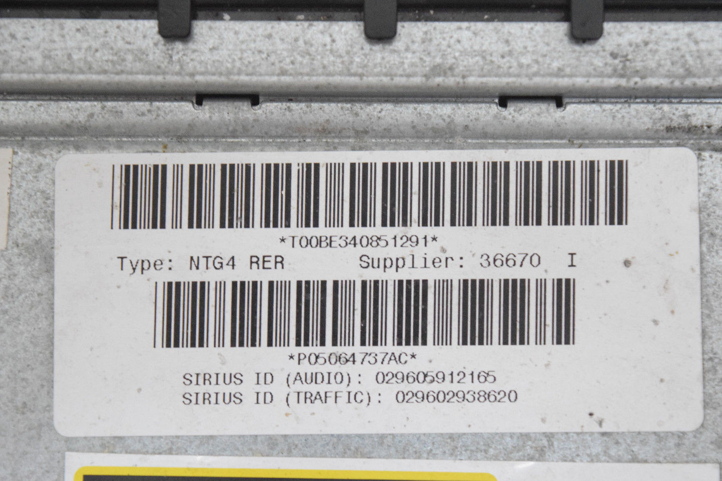 07 08 09 11 12 JEEP WRANGLER DODGE CHRYSLER MY GIG RADIO NAVIGATION P05064737AC